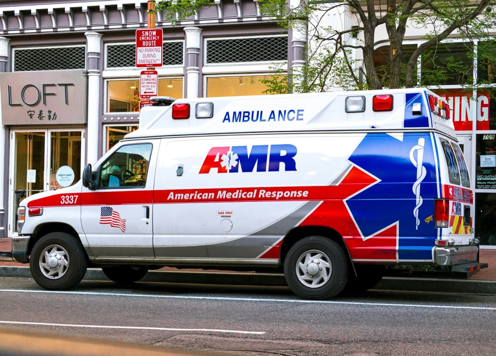 An emergency response vehicle
